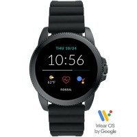 Fossil Mens Gen 5E Black Smartwatch FTW4047