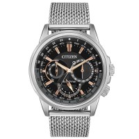 Citizen Mens Calendrier Mesh Bracelet Watch BU2020-70E