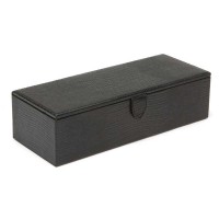 WOLF Blake 5 Piece Black Watch Box 305558